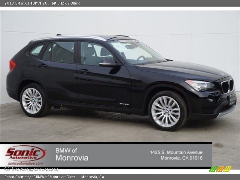 Jet Black / Black 2013 BMW X1 sDrive 28i