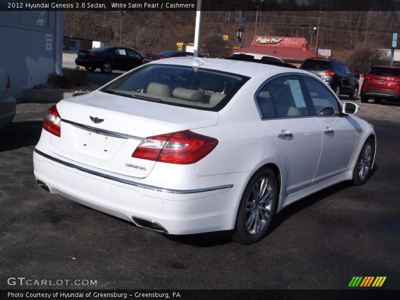 White Satin Pearl / Cashmere 2012 Hyundai Genesis 3.8 Sedan