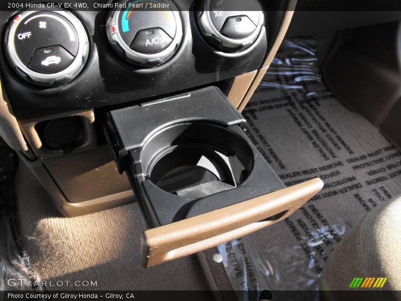 Chianti Red Pearl / Saddle 2004 Honda CR-V EX 4WD