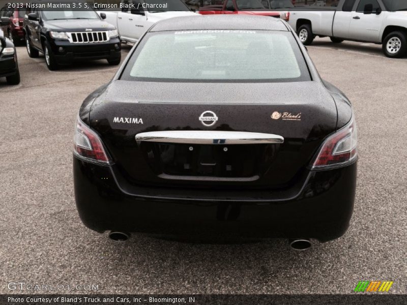 Crimson Black / Charcoal 2013 Nissan Maxima 3.5 S