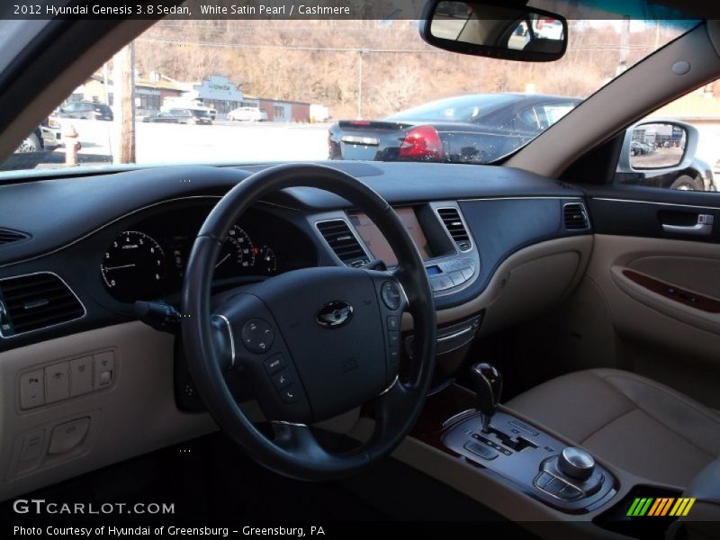 White Satin Pearl / Cashmere 2012 Hyundai Genesis 3.8 Sedan