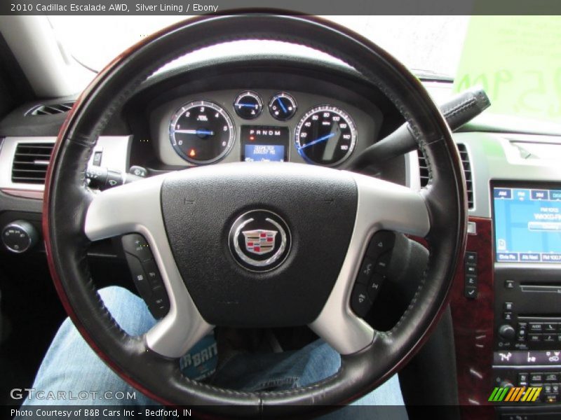Silver Lining / Ebony 2010 Cadillac Escalade AWD