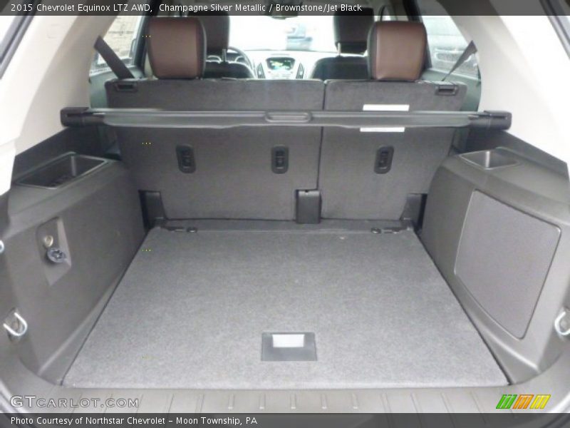 Champagne Silver Metallic / Brownstone/Jet Black 2015 Chevrolet Equinox LTZ AWD