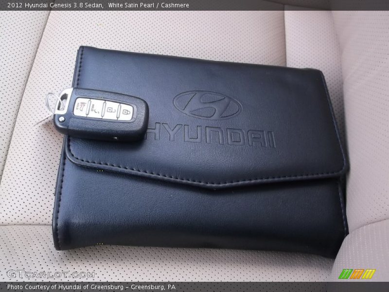 White Satin Pearl / Cashmere 2012 Hyundai Genesis 3.8 Sedan