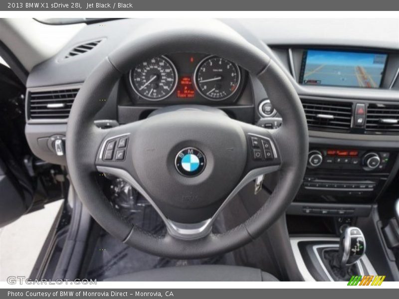 Jet Black / Black 2013 BMW X1 sDrive 28i