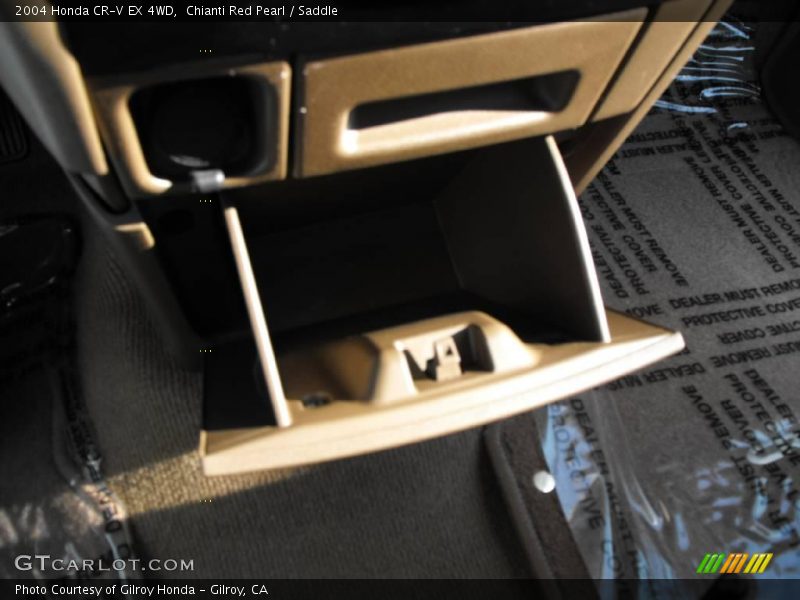 Chianti Red Pearl / Saddle 2004 Honda CR-V EX 4WD