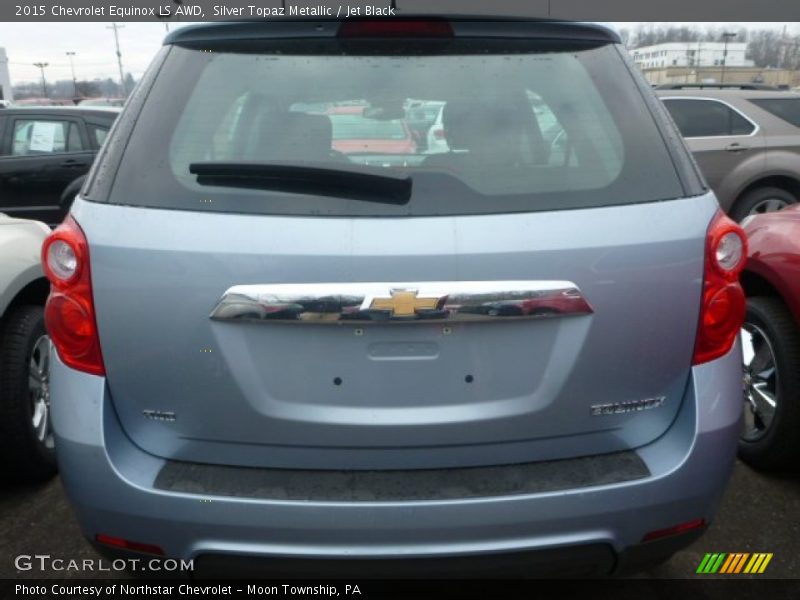 Silver Topaz Metallic / Jet Black 2015 Chevrolet Equinox LS AWD