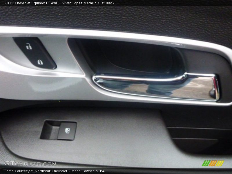 Silver Topaz Metallic / Jet Black 2015 Chevrolet Equinox LS AWD