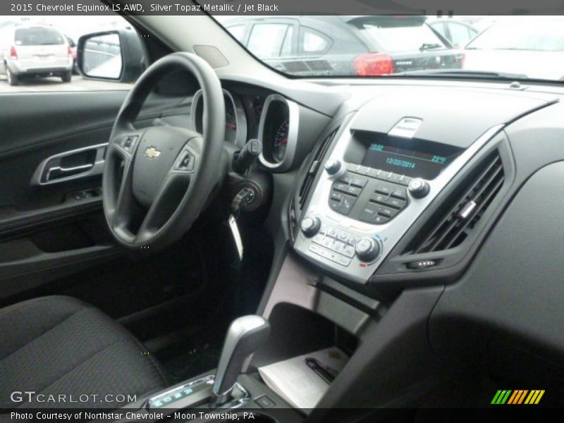Silver Topaz Metallic / Jet Black 2015 Chevrolet Equinox LS AWD