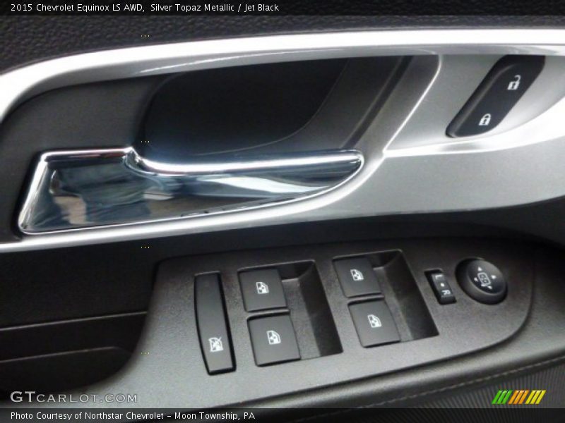 Silver Topaz Metallic / Jet Black 2015 Chevrolet Equinox LS AWD
