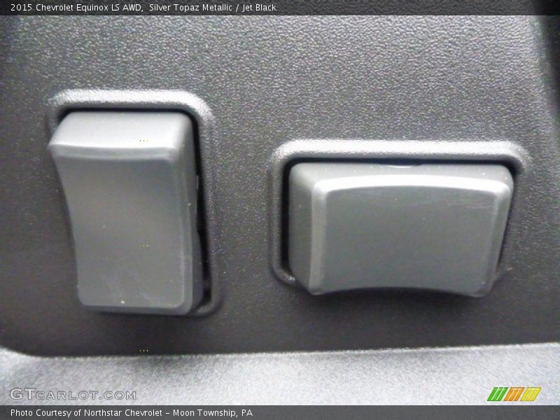 Silver Topaz Metallic / Jet Black 2015 Chevrolet Equinox LS AWD