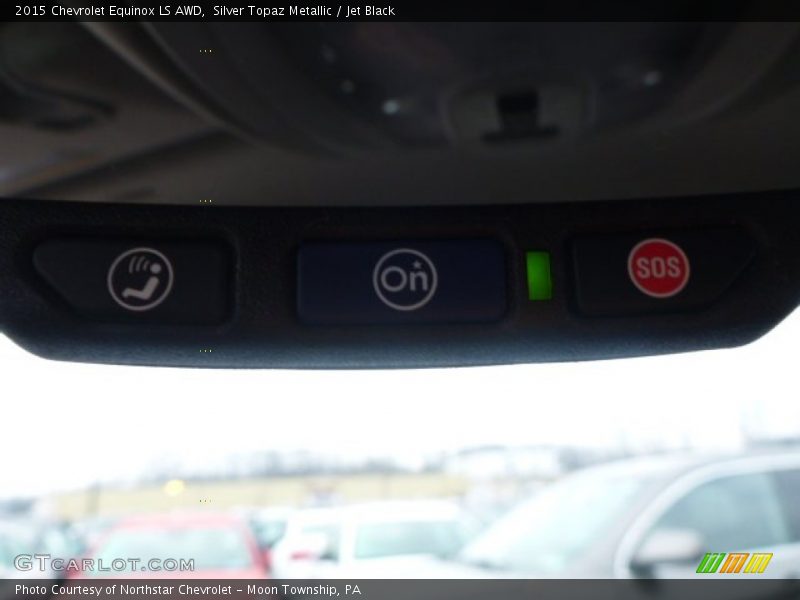 Silver Topaz Metallic / Jet Black 2015 Chevrolet Equinox LS AWD