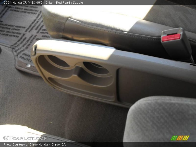 Chianti Red Pearl / Saddle 2004 Honda CR-V EX 4WD