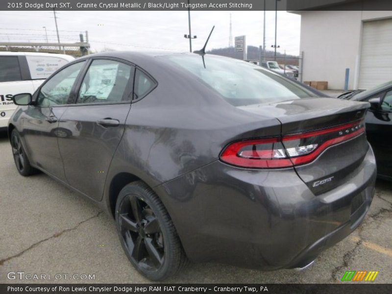 Granite Crystal Metallic / Black/Light Tungsten Accent Stitching 2015 Dodge Dart SXT