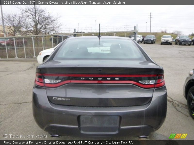 Granite Crystal Metallic / Black/Light Tungsten Accent Stitching 2015 Dodge Dart SXT