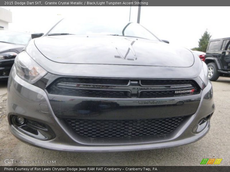 Granite Crystal Metallic / Black/Light Tungsten Accent Stitching 2015 Dodge Dart SXT