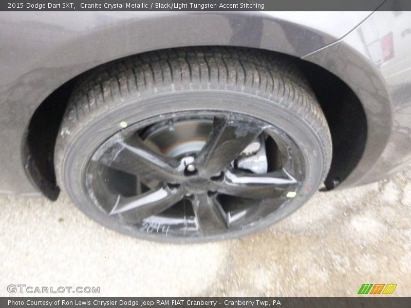 Granite Crystal Metallic / Black/Light Tungsten Accent Stitching 2015 Dodge Dart SXT