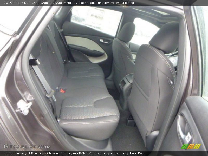 Granite Crystal Metallic / Black/Light Tungsten Accent Stitching 2015 Dodge Dart SXT