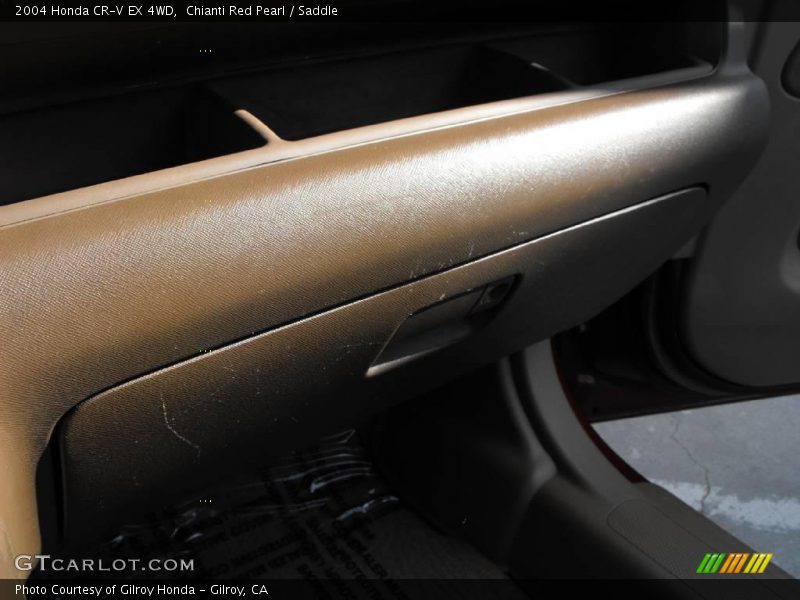 Chianti Red Pearl / Saddle 2004 Honda CR-V EX 4WD