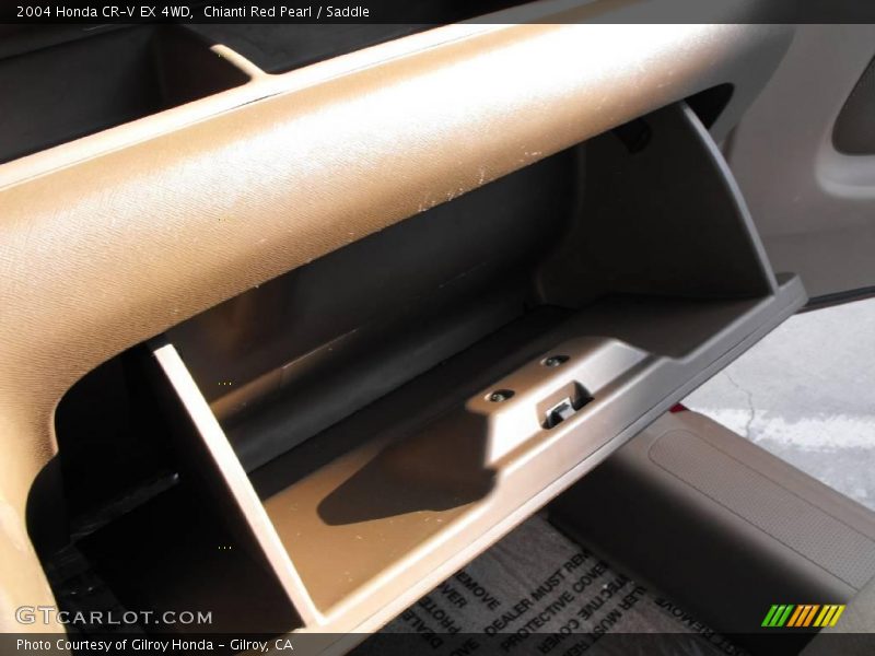 Chianti Red Pearl / Saddle 2004 Honda CR-V EX 4WD