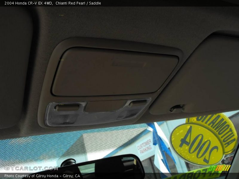 Chianti Red Pearl / Saddle 2004 Honda CR-V EX 4WD