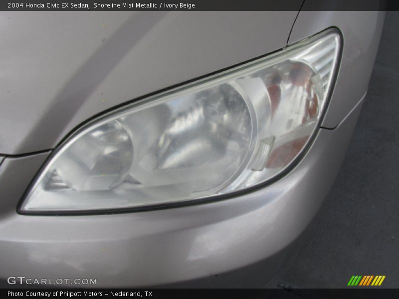 Shoreline Mist Metallic / Ivory Beige 2004 Honda Civic EX Sedan