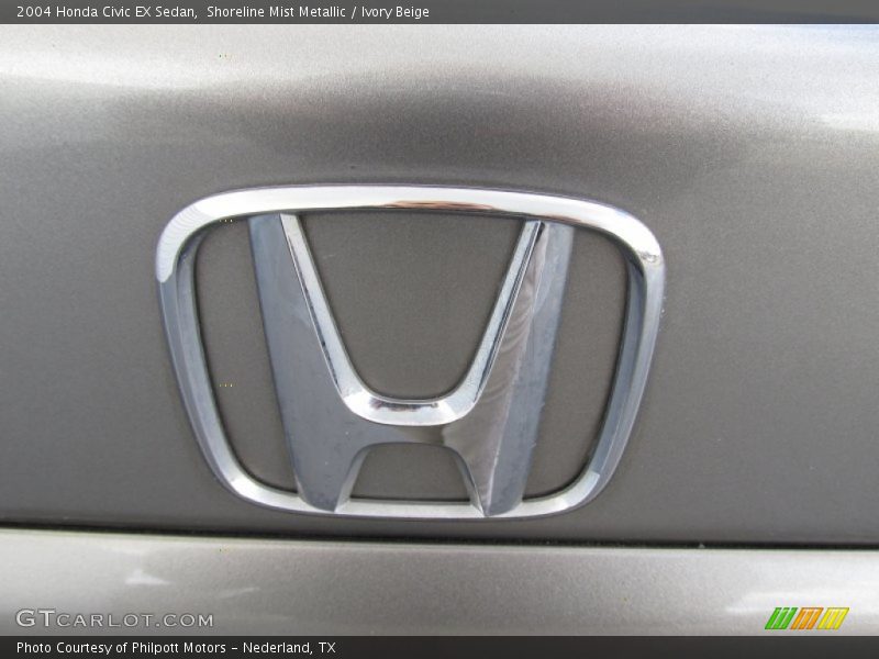 Shoreline Mist Metallic / Ivory Beige 2004 Honda Civic EX Sedan