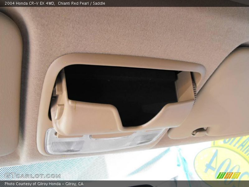 Chianti Red Pearl / Saddle 2004 Honda CR-V EX 4WD