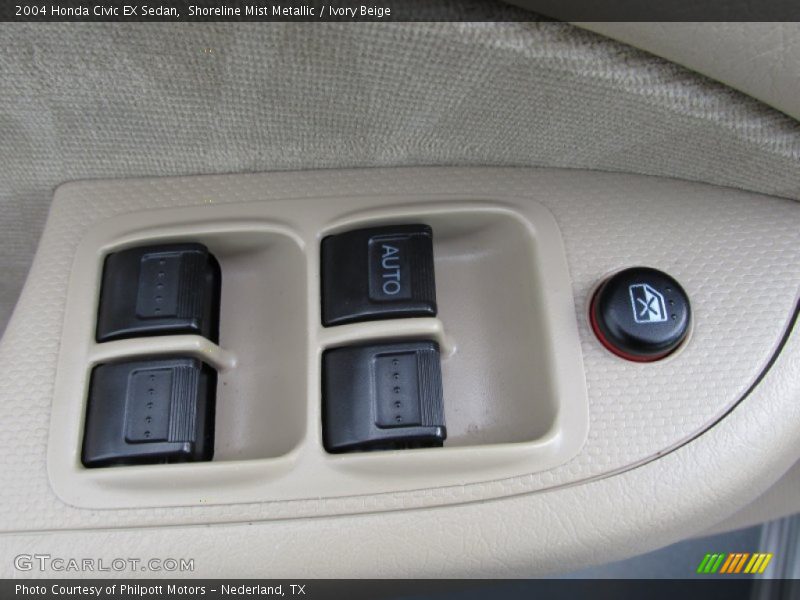 Shoreline Mist Metallic / Ivory Beige 2004 Honda Civic EX Sedan