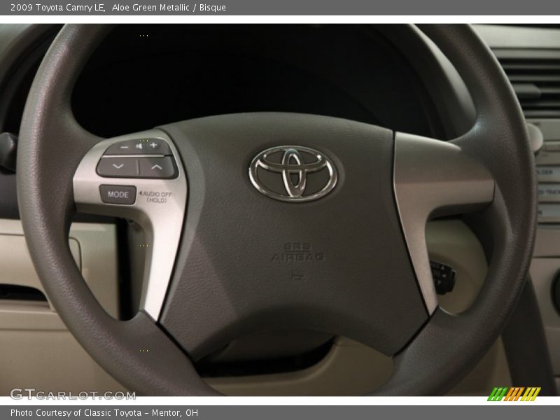 Aloe Green Metallic / Bisque 2009 Toyota Camry LE