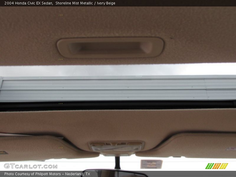 Shoreline Mist Metallic / Ivory Beige 2004 Honda Civic EX Sedan