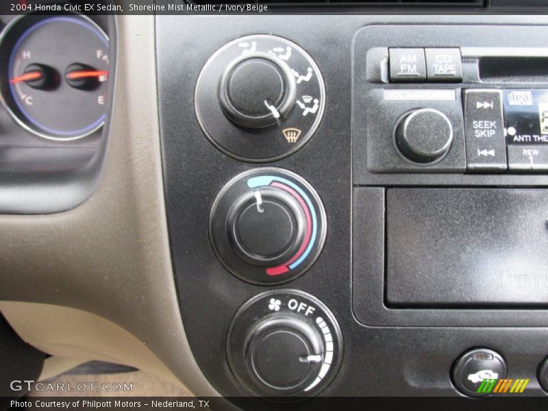 Shoreline Mist Metallic / Ivory Beige 2004 Honda Civic EX Sedan