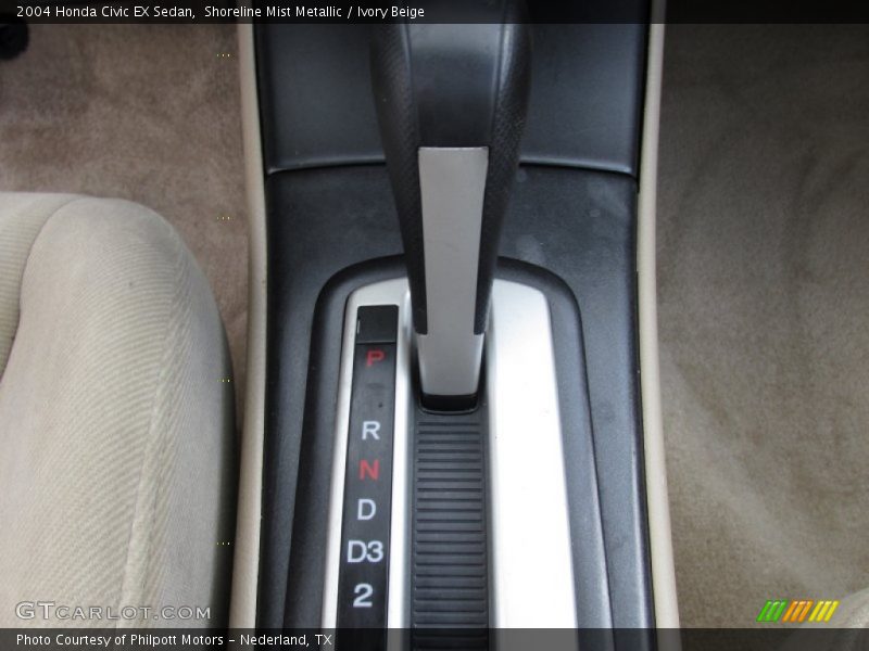 Shoreline Mist Metallic / Ivory Beige 2004 Honda Civic EX Sedan