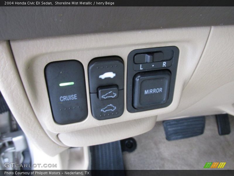 Shoreline Mist Metallic / Ivory Beige 2004 Honda Civic EX Sedan