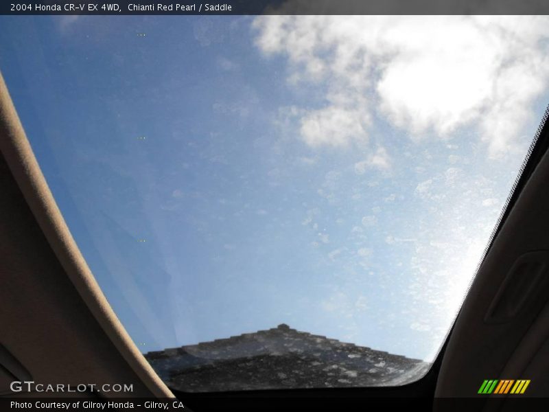 Chianti Red Pearl / Saddle 2004 Honda CR-V EX 4WD