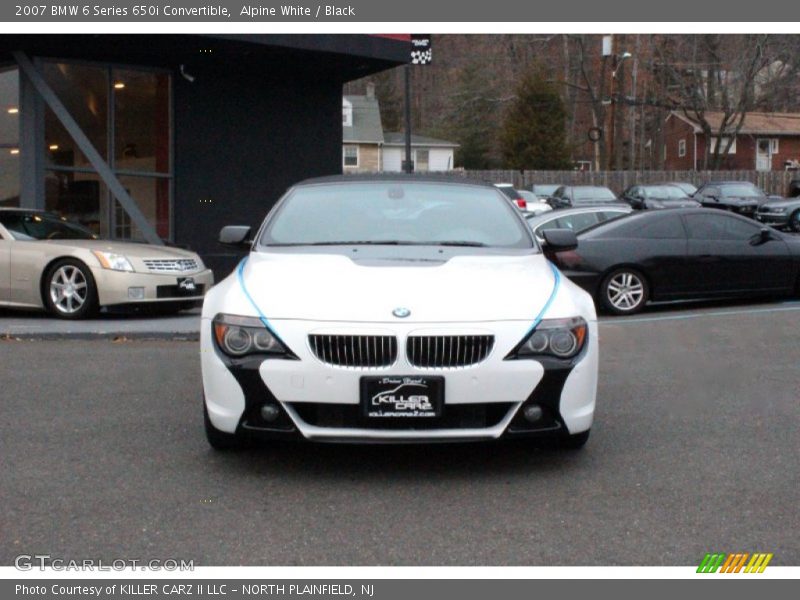 Alpine White / Black 2007 BMW 6 Series 650i Convertible