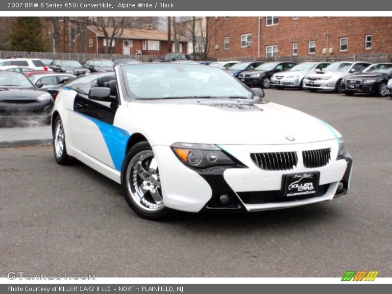 Alpine White / Black 2007 BMW 6 Series 650i Convertible