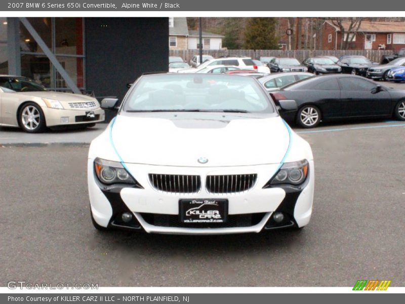 Alpine White / Black 2007 BMW 6 Series 650i Convertible