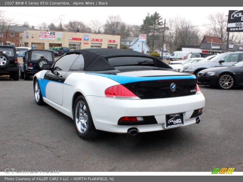 Alpine White / Black 2007 BMW 6 Series 650i Convertible