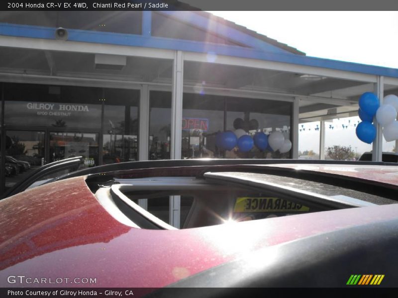 Chianti Red Pearl / Saddle 2004 Honda CR-V EX 4WD