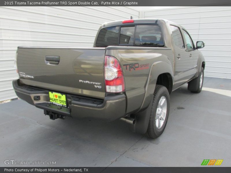Pyrite Mica / Graphite 2015 Toyota Tacoma PreRunner TRD Sport Double Cab