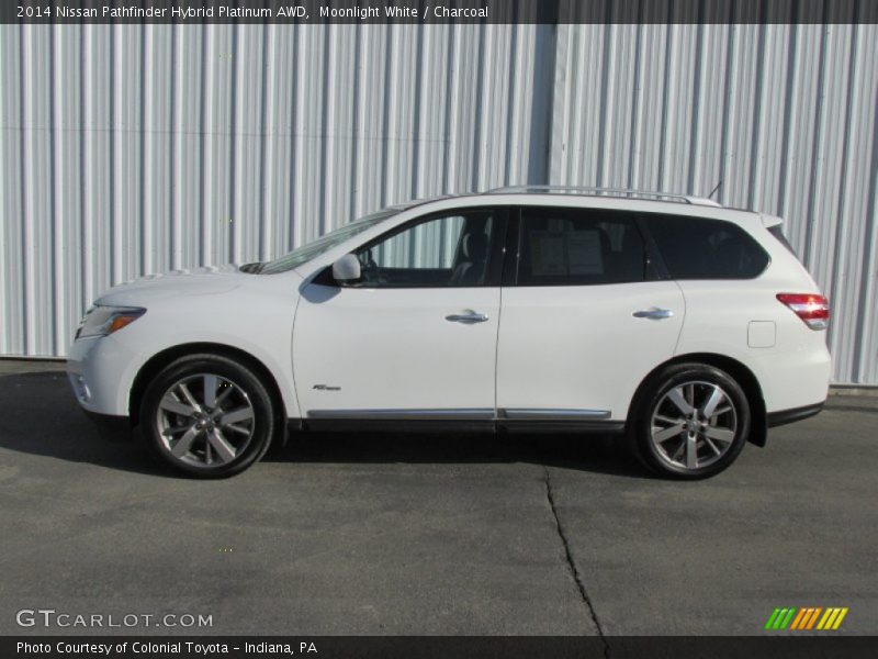  2014 Pathfinder Hybrid Platinum AWD Moonlight White
