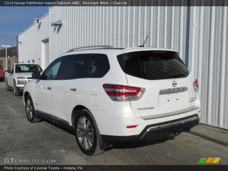 Moonlight White / Charcoal 2014 Nissan Pathfinder Hybrid Platinum AWD