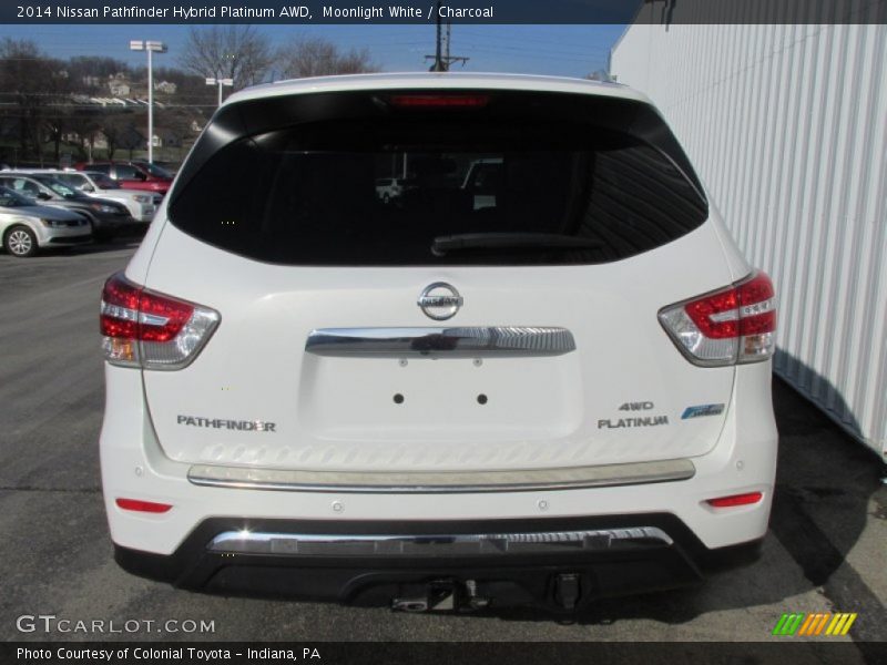 Moonlight White / Charcoal 2014 Nissan Pathfinder Hybrid Platinum AWD