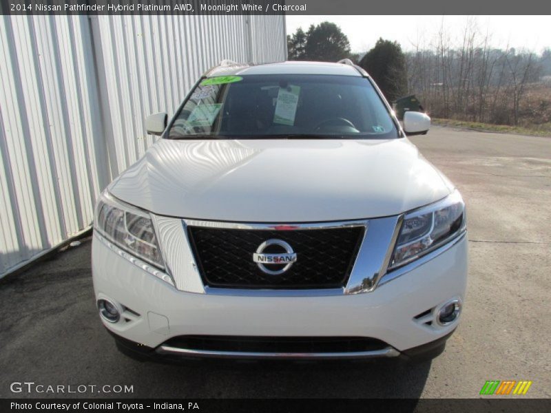 Moonlight White / Charcoal 2014 Nissan Pathfinder Hybrid Platinum AWD
