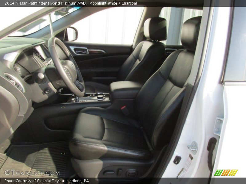 Moonlight White / Charcoal 2014 Nissan Pathfinder Hybrid Platinum AWD