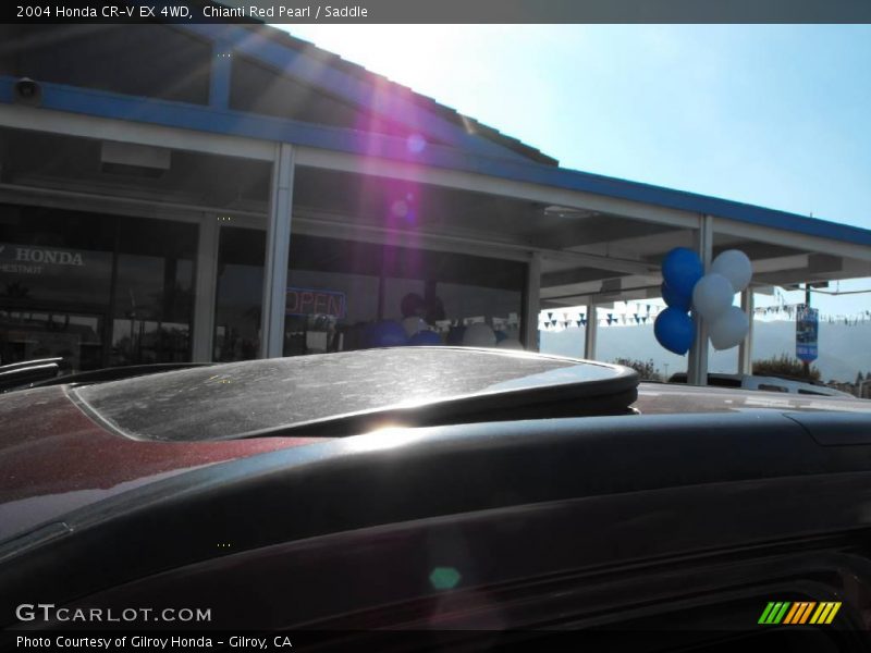 Chianti Red Pearl / Saddle 2004 Honda CR-V EX 4WD