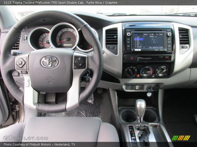 Dashboard of 2015 Tacoma PreRunner TRD Sport Double Cab