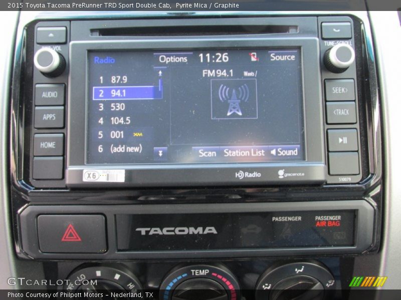 Pyrite Mica / Graphite 2015 Toyota Tacoma PreRunner TRD Sport Double Cab