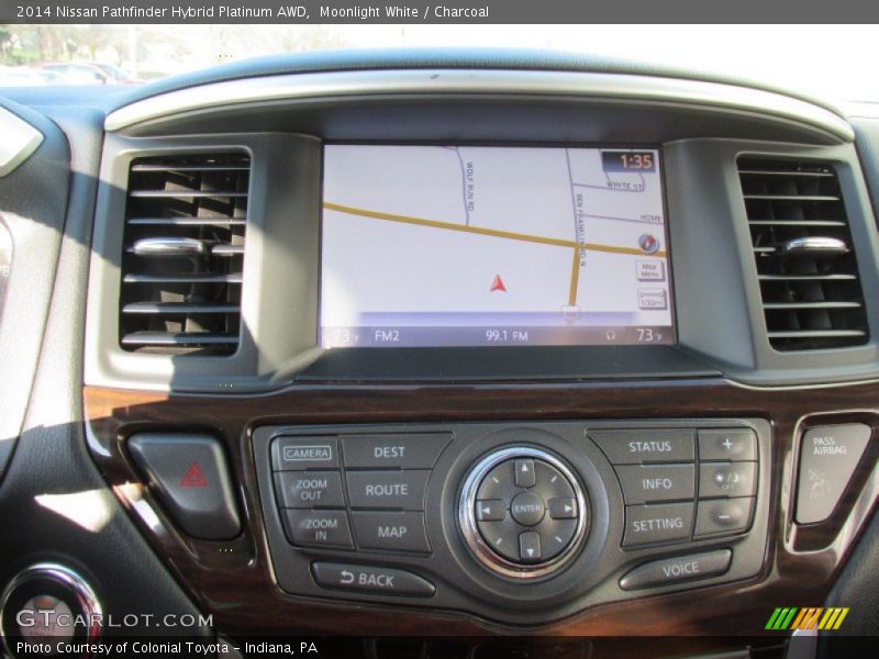 Navigation of 2014 Pathfinder Hybrid Platinum AWD